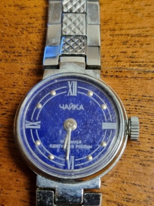 horloge dames chaika 1990 zilverkleurig, Ophalen of Verzenden, 'T Olde Gre-j, Info@toldegrej.nl, Endepoelstraat 20f Didam