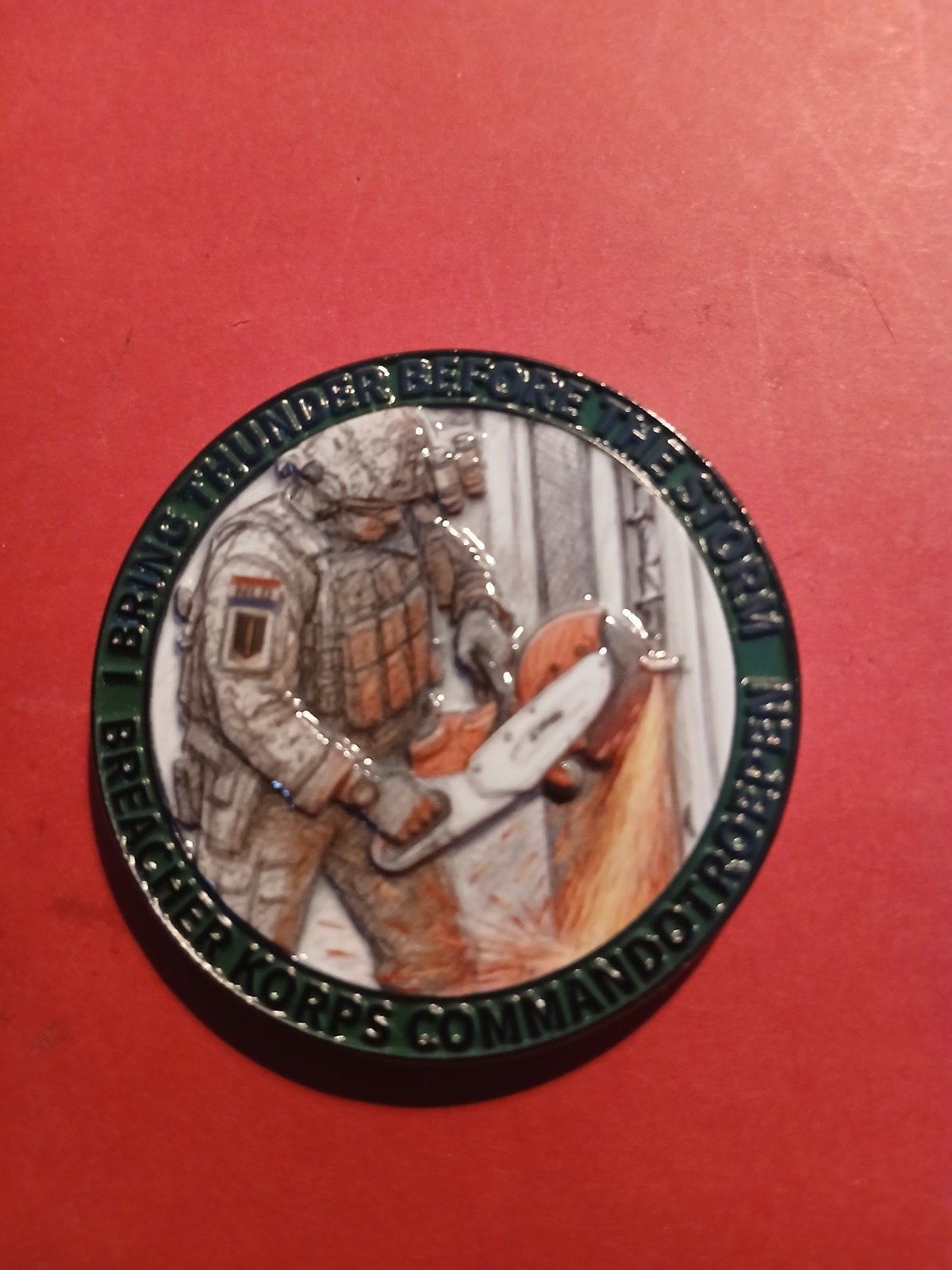 Militaire Challenge Coin - Special Forces Nederland, Verzenden, Landmacht, Nederland, Overige typen