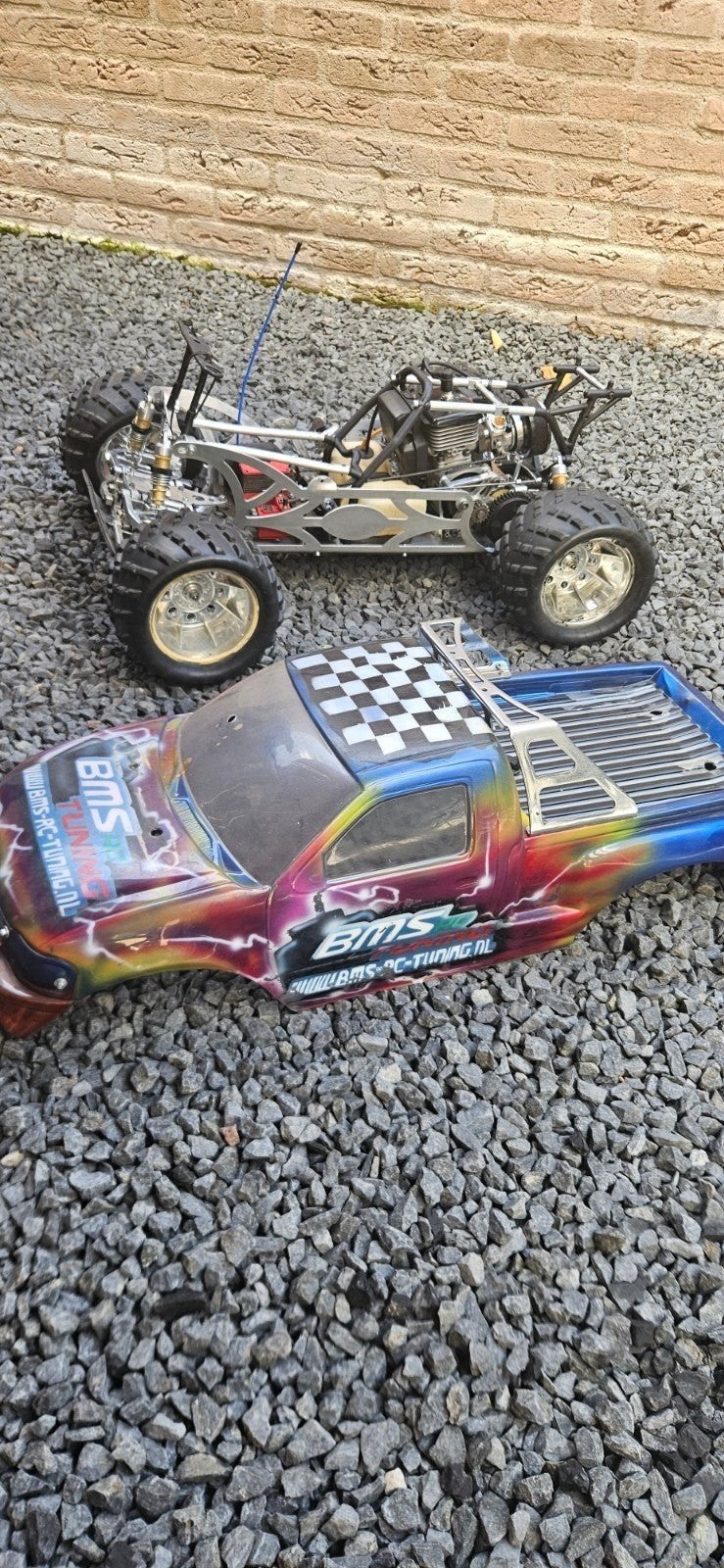 2 auto s 1:5  1 x elcon en 1 fg monster, Ophalen of Verzenden