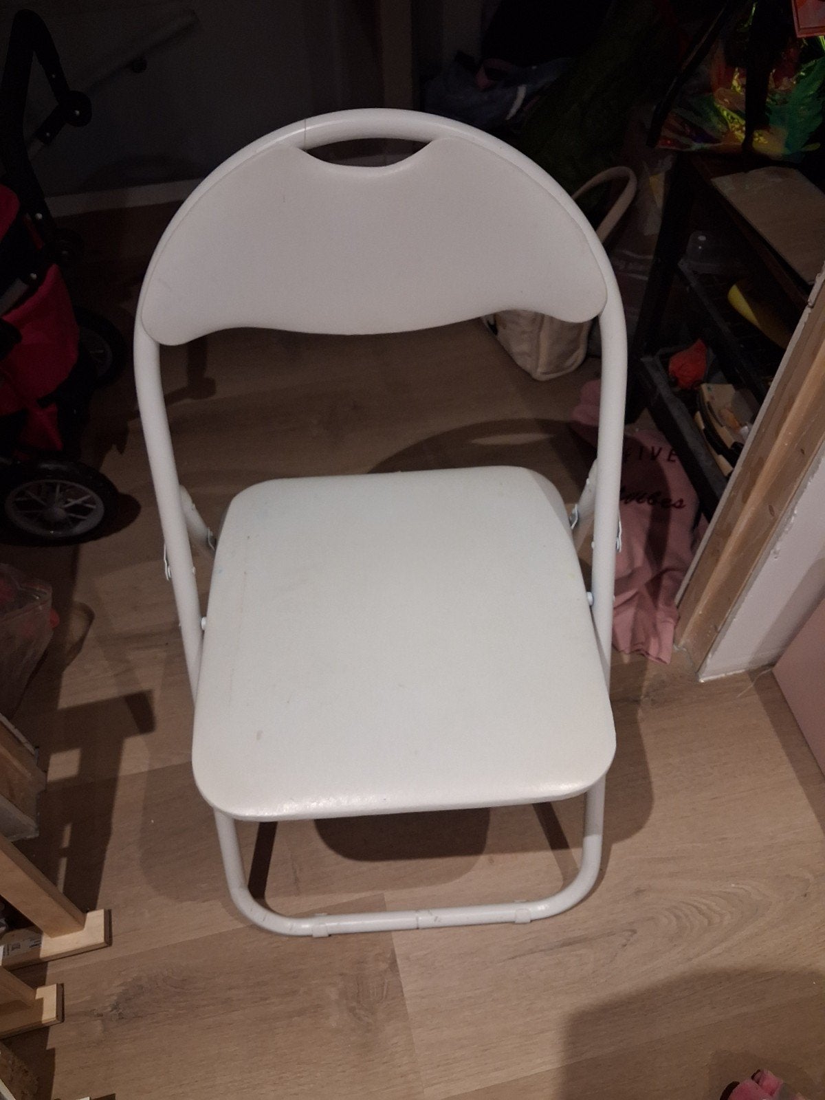 16 Witte Klapstoelen - Ideaal voor Feesten en Evenementen, Ophalen, Gebruikt