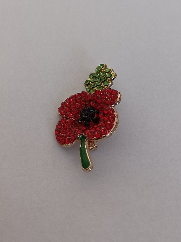 Bloem broche, Overige materialen, 4 tot 7 cm, Overige kleuren, Nieuw