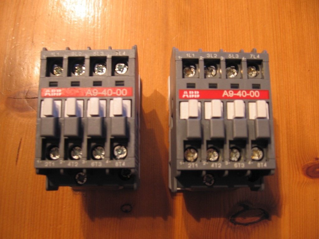 ABB magneetschakelaar A9-40-00 relais., Ophalen of Verzenden, Gebruikt