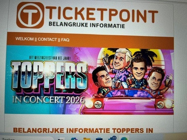 2 tickets Toppers in Concert, Twee personen, Juni