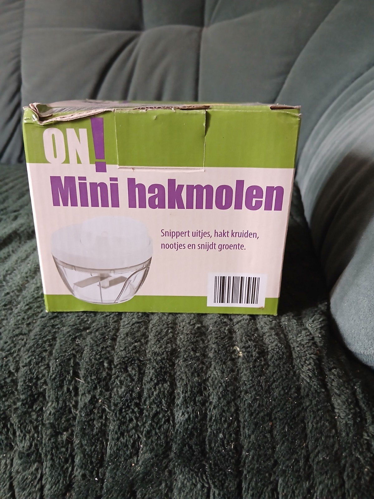 mini hakmolen, Ophalen