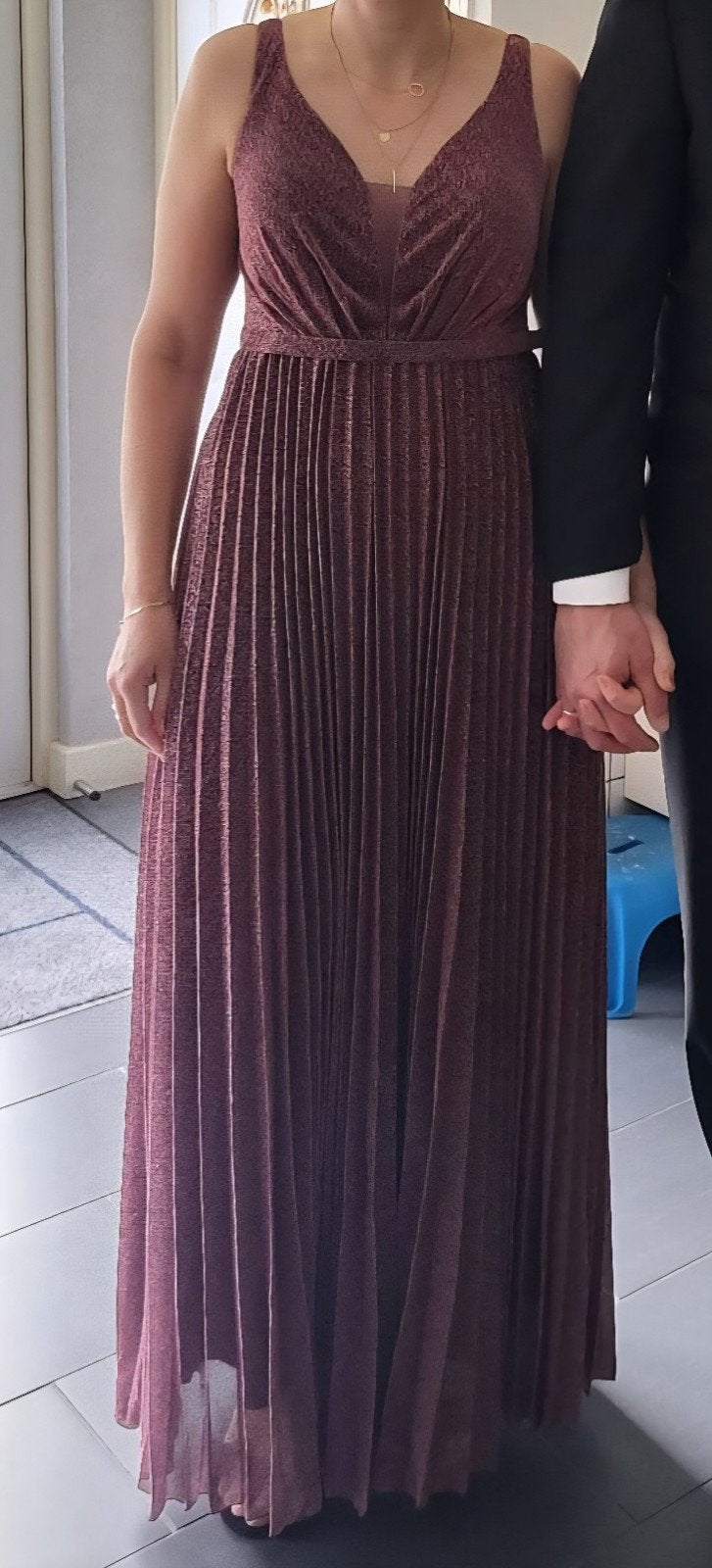 Galajurk maat L, Kleding | Dames, Gelegenheidskleding, Zo goed als nieuw, Galajurk, Maat 42/44 (L), Ophalen
