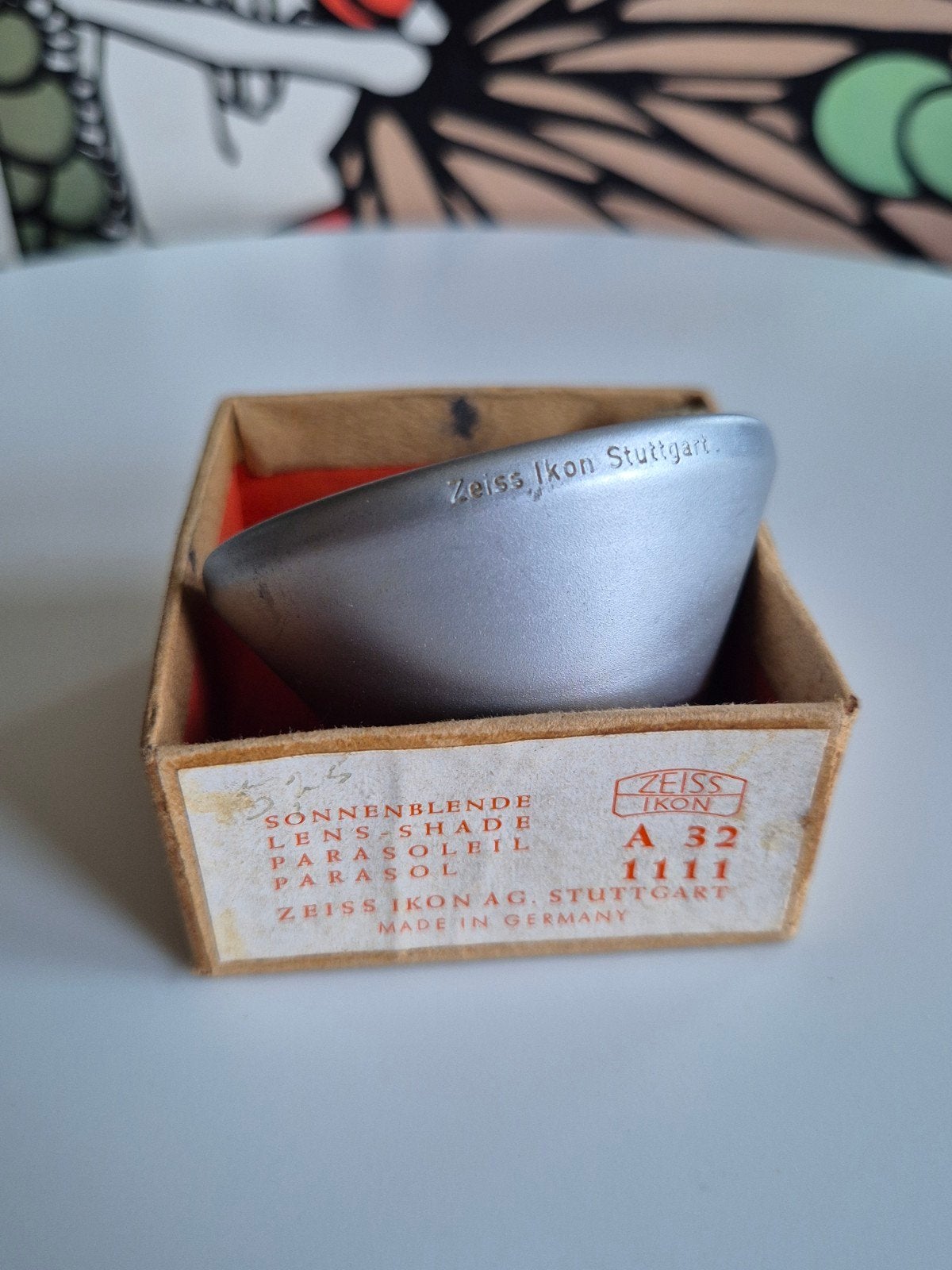 Vintage Zeiss Ikon Stuttgart Zonnekap A32 (1111), Ophalen of Verzenden, Zeiss Ikon AG, Info@zeiss.com, Stuttgart, Duitsland