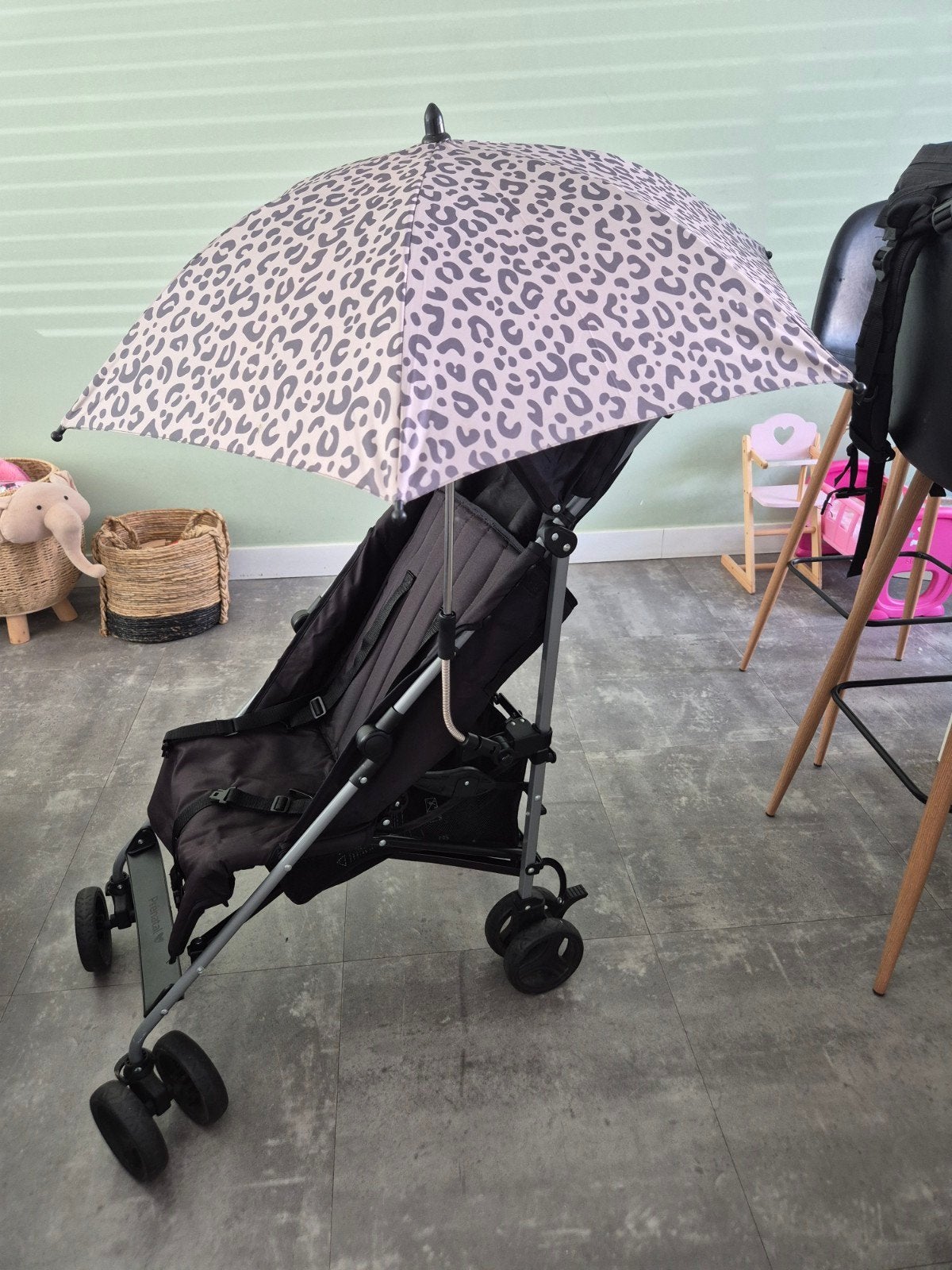 prental buggy met panter paraplu, Ophalen of Verzenden, Zo goed als nieuw