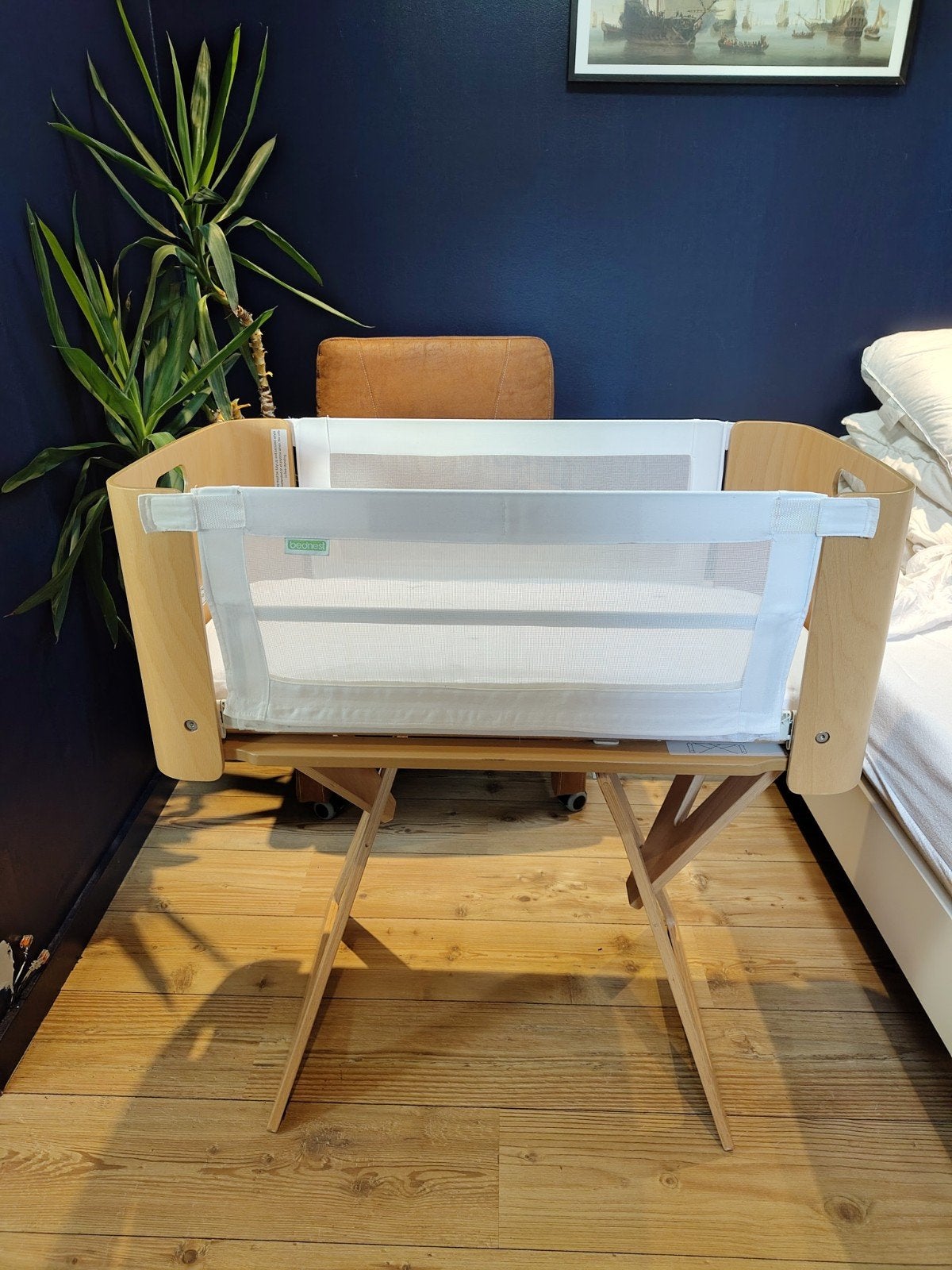 Bednest co-sleeper met matras en accessoires, Ophalen, Gebruikt, Wieg