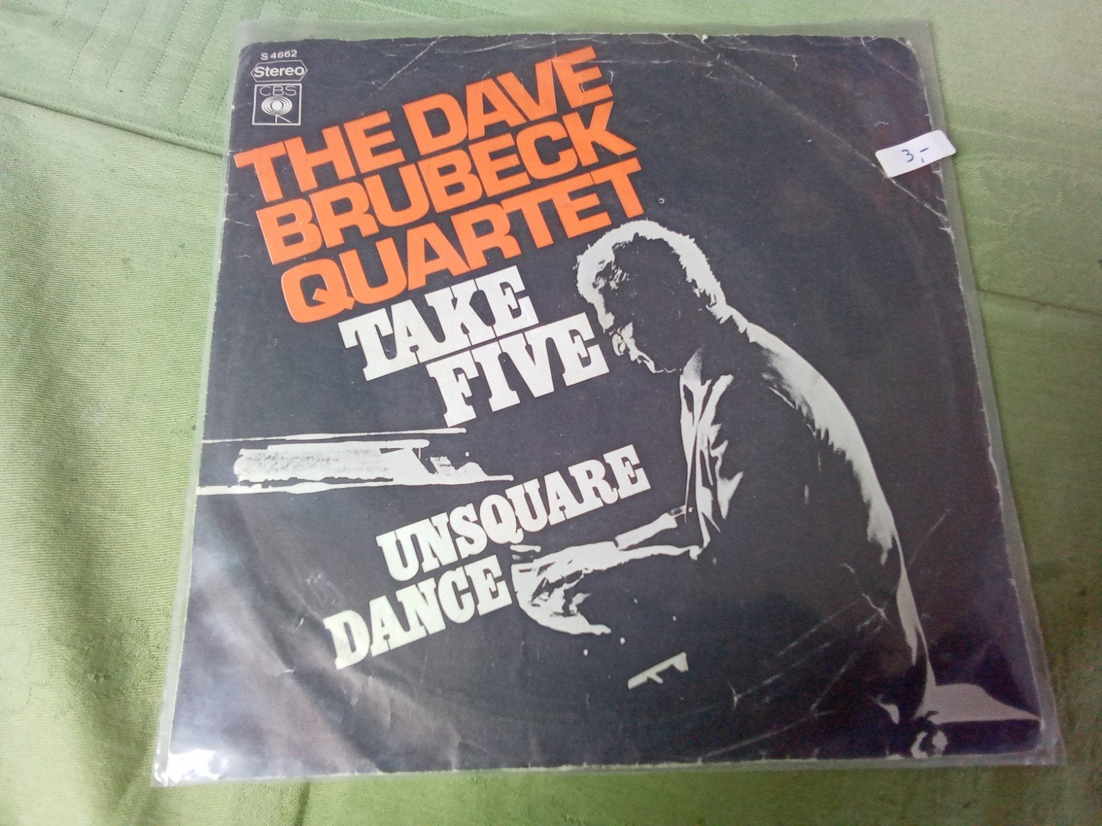Dave Brubeck Quartet.            Take five, Cd's en Dvd's, Verzenden, Gebruikt, 7 inch