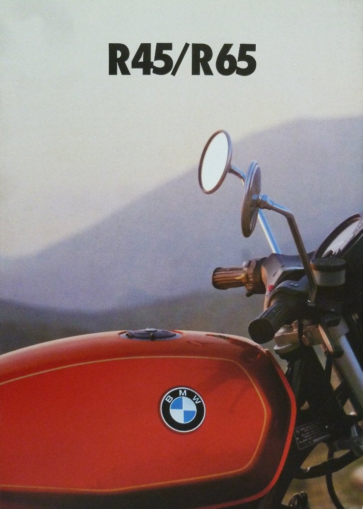 Folder BMW R45/ R65 02/ 1979, Ophalen of Verzenden, BMW