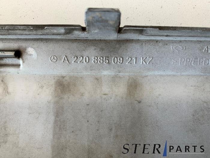 Bumperlijst links-achter van een Mercedes S-Klasse, Auto-onderdelen, Gebruikt, -, Ophalen of Verzenden, Bumper