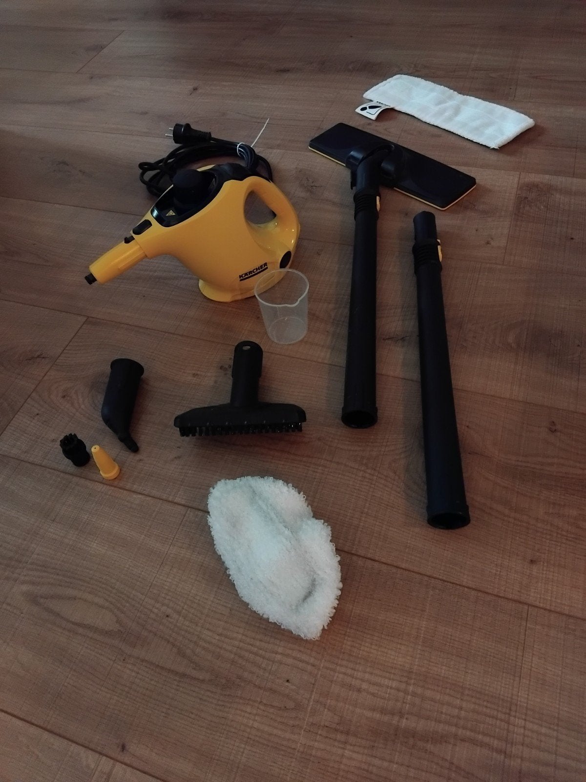 Kärcher SC 1 stoomreiniger met accessoires, Ophalen of Verzenden, Zo goed als nieuw