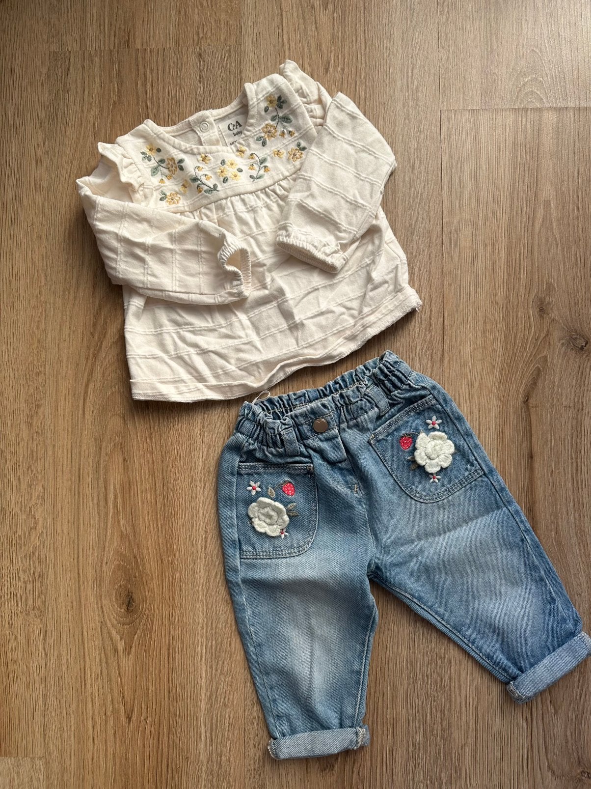 Baby outfit C&A, Ophalen of Verzenden, Nieuw, Meisje, Setje