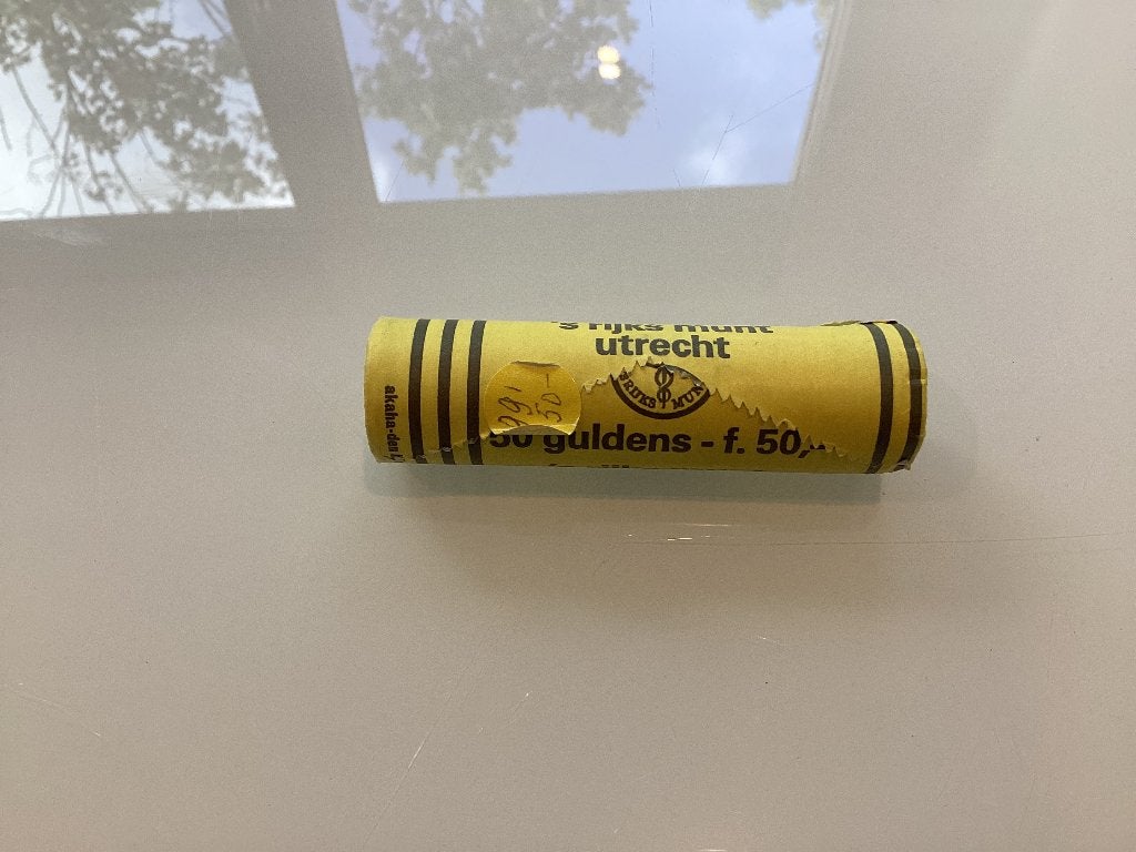 Originele muntrol 50 (UNC/ongeopend) guldens uit 1991, Postzegels en Munten, Munten | Nederland, Ophalen of Verzenden, Koningin Beatrix