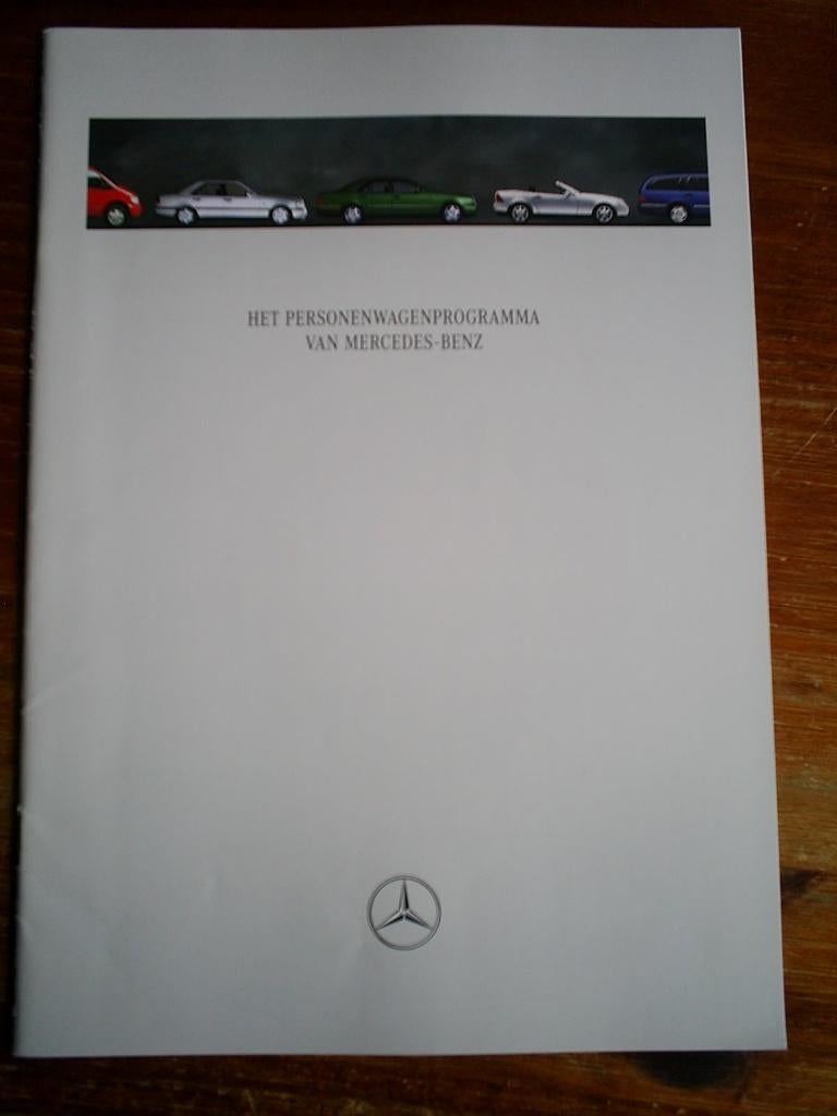 Mercedes Personenwagen Programma Alle Modellen 9 / 1996, Verzenden, Zo goed als nieuw, Mercedes