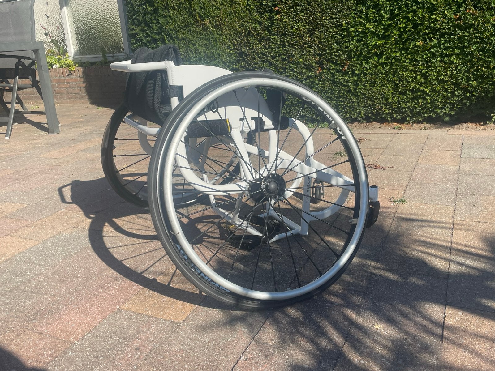Proval sportrolstoel met Spinergy wielen, Ophalen of Verzenden, Handbewogen rolstoel