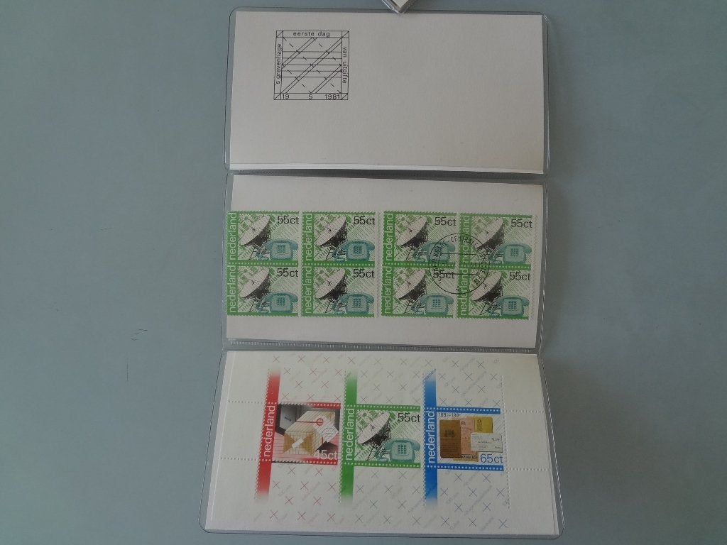PTT 1981 Mapje met zegels 100 jaar telefonie in Nederland, Postzegels en Munten, Postzegels | Nederland, Ophalen of Verzenden
