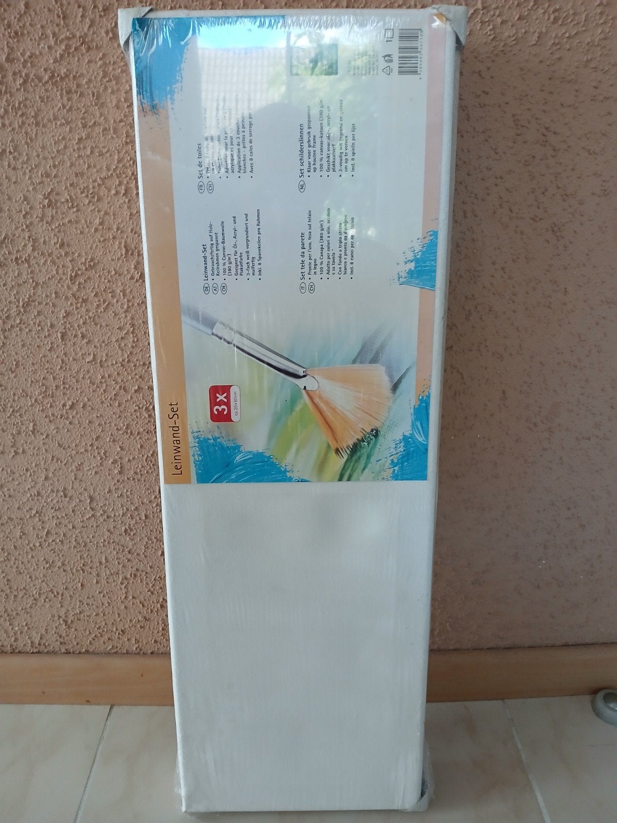 Nieuw Leinwand-Set: 3x Schildersdoek voor Acryl/Olieverf + 1, Ophalen, Nieuw, Doek