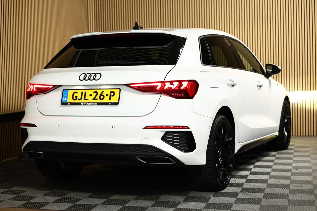 Audi A3 Sportback 40 TFSI e S-Line PANO VIRTUAL CARPLAY LEDE, Auto's, Audi, 4 cilinders, Wit, Plug-in hybride, Hybride Elektrisch/Benzine