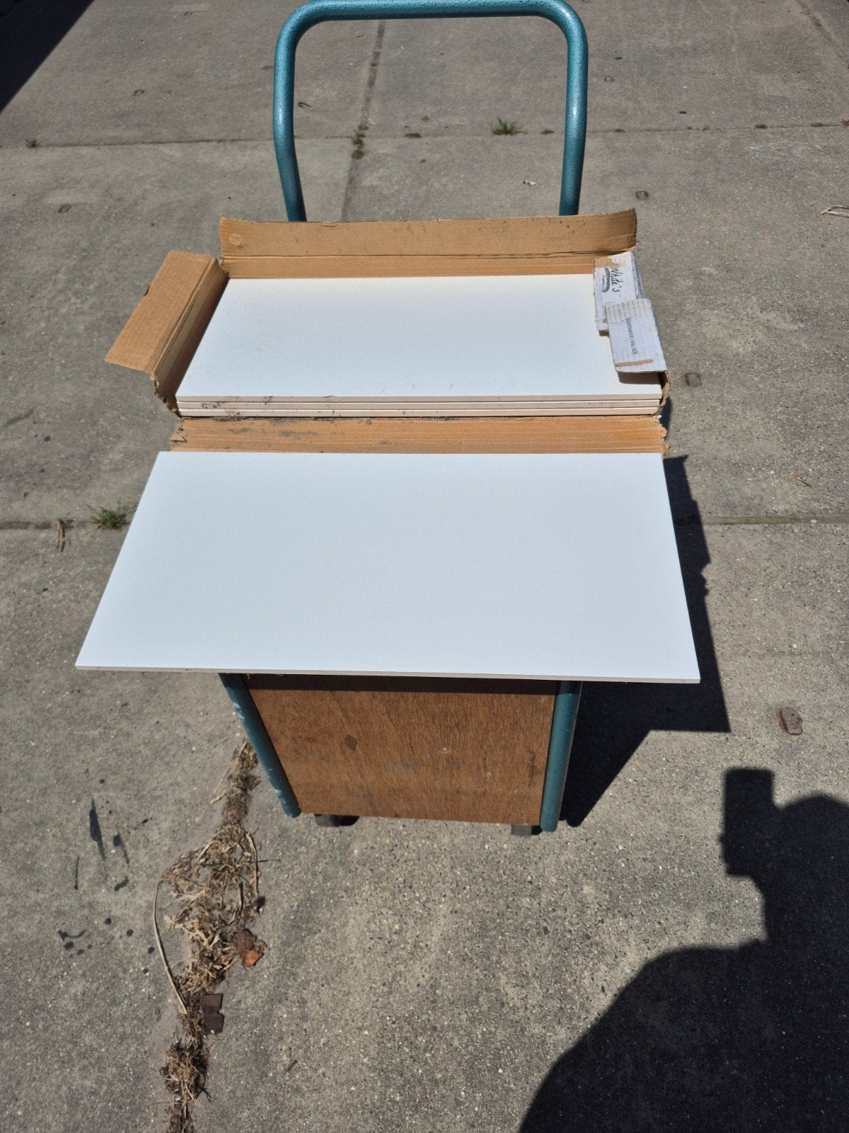 Wandtegels wit - 4 stuks, Ophalen, 60 cm of meer, Nieuw, Minder dan 5 m²