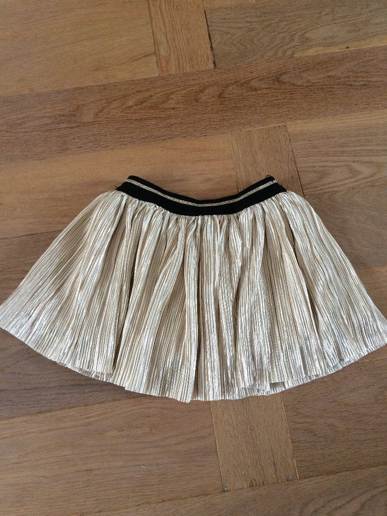 ZGAN gevoerd goud glitter rokje maat 110, Meisje, H&M, Ophalen of Verzenden, Zo goed als nieuw