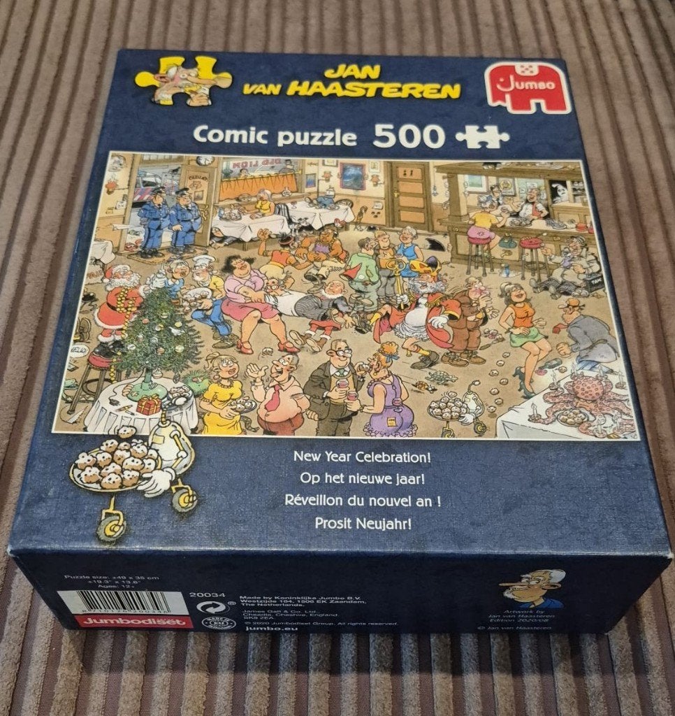 4 legpuzzels Van Haasteren 500 stukjes, Ophalen of Verzenden, 500 t/m 1500 stukjes, Zo goed als nieuw, Legpuzzel