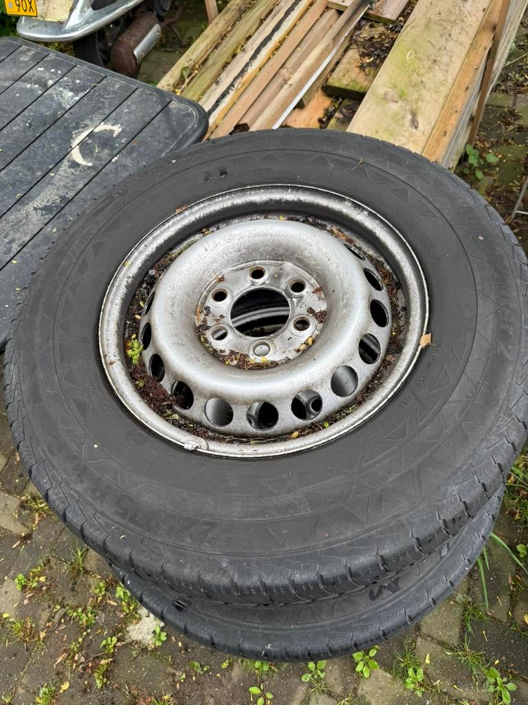 Velgen+Banden Sprinter/Crafter 16inch, Auto diversen, Aanhangwagen-onderdelen, Ophalen of Verzenden, Gebruikt