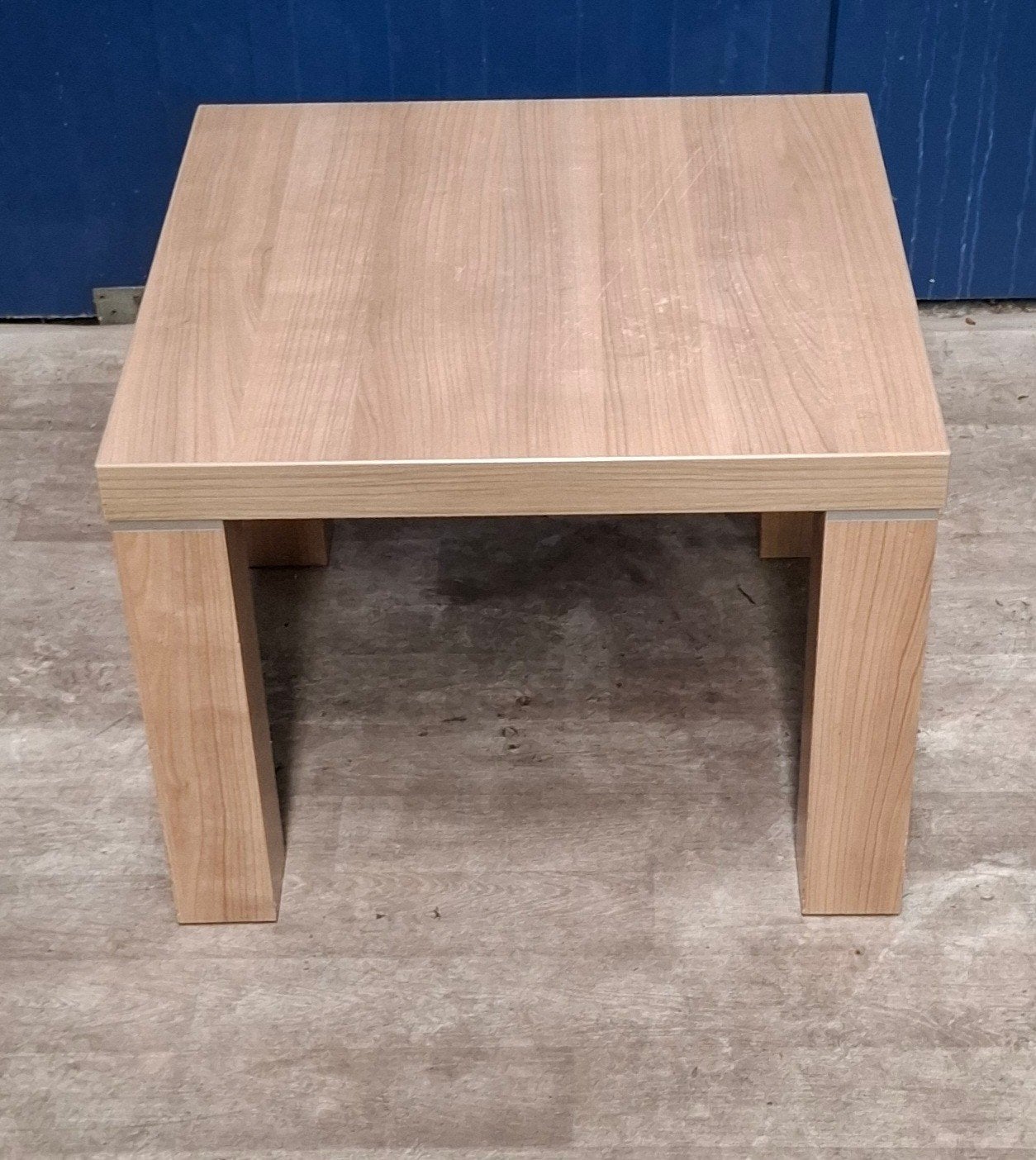 Houten Bijzettafel / salontafel, Huis en Inrichting, Gebruikt, Vierkant, 55 tot 75 cm, Modern