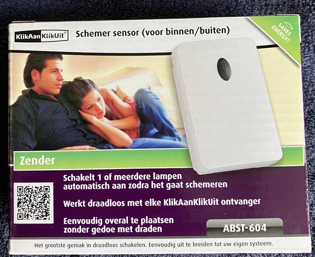 KlikAanKlikUit ABST-604 Schemer sensor binnen/buiten, Ophalen, Nieuw, Overige merken, Overige typen