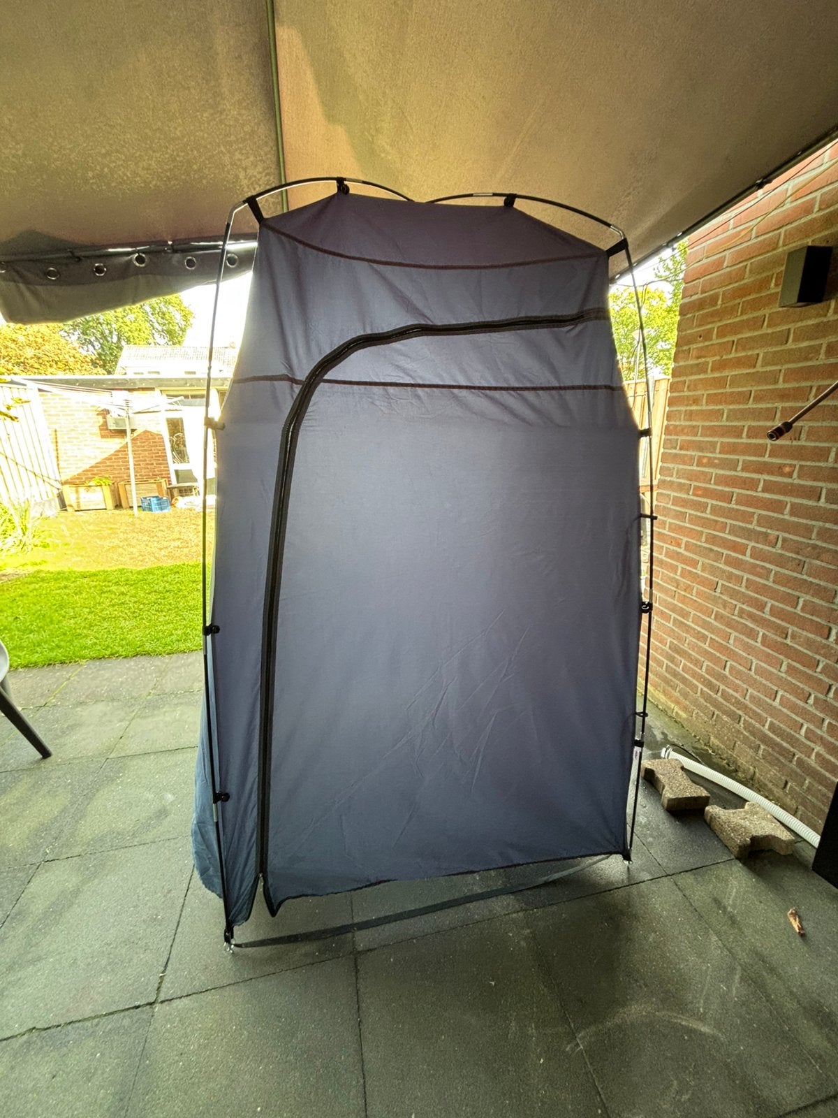Nieuwstaat douchetent met douchekop  / buitendouche 120x 220, Ophalen of Verzenden, Zo goed als nieuw, Douche