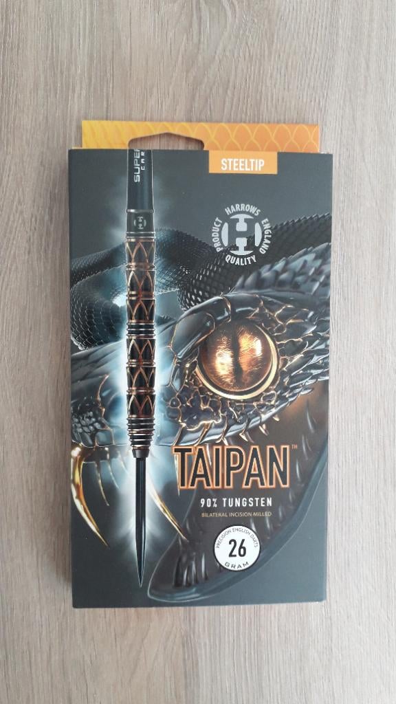 Dartpijlen Harrows Taipan 26 gram, Sport en Fitness, Ophalen of Verzenden, Gebruikt, Pijlen