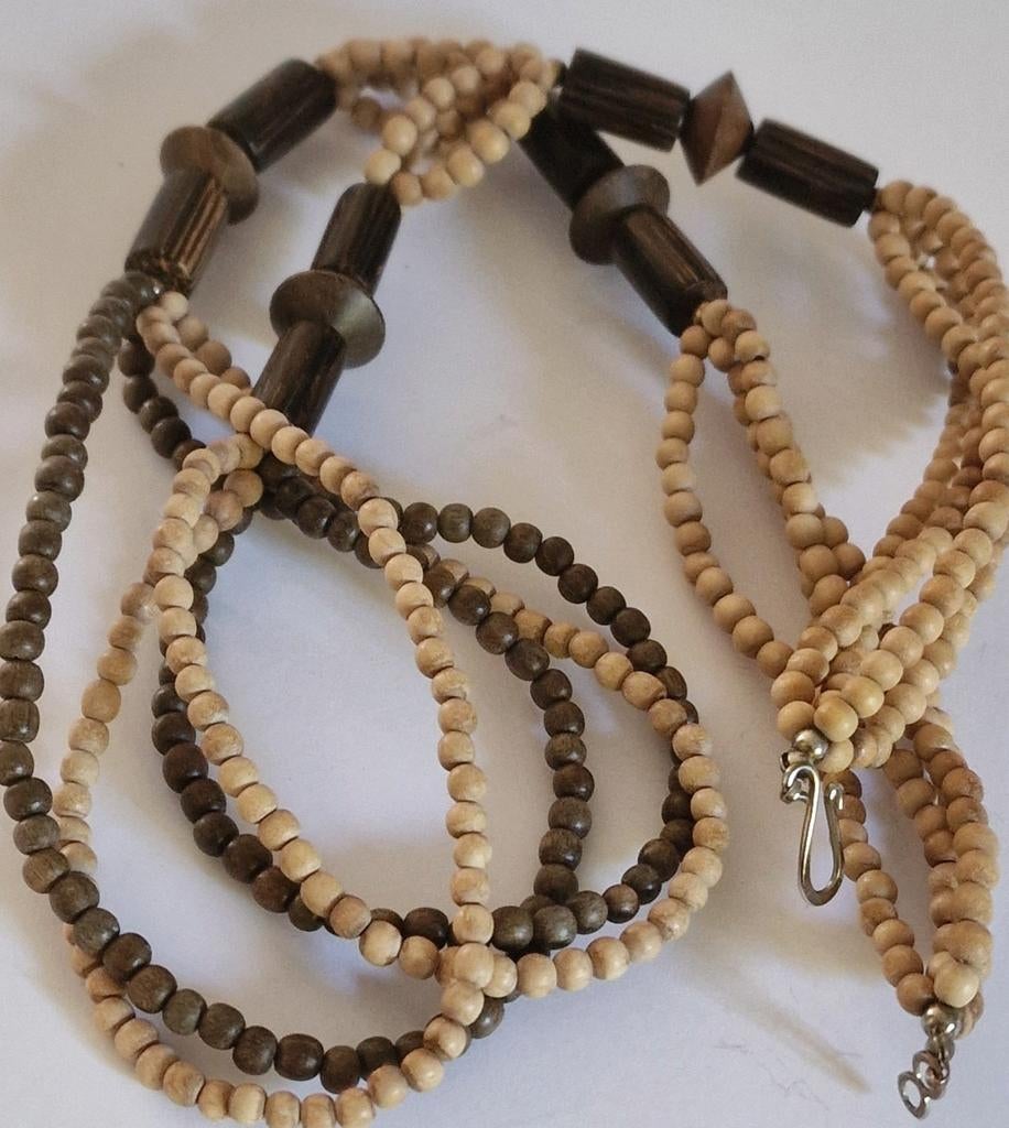 Ketting, Ophalen of Verzenden, Bruin, Overige materialen