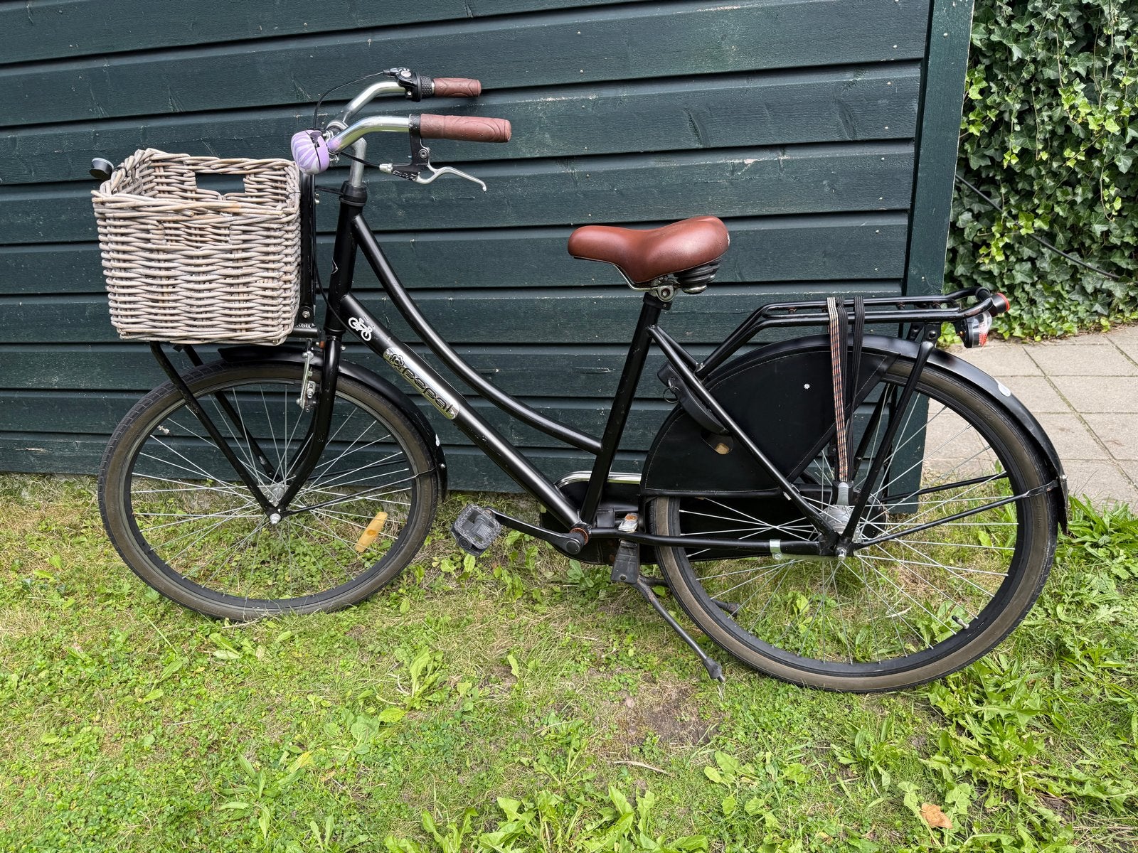 Popal daily dutch Transportfiets 26 inch - Zwart, Ophalen, Gebruikt, 26 inch of meer, Versnellingen