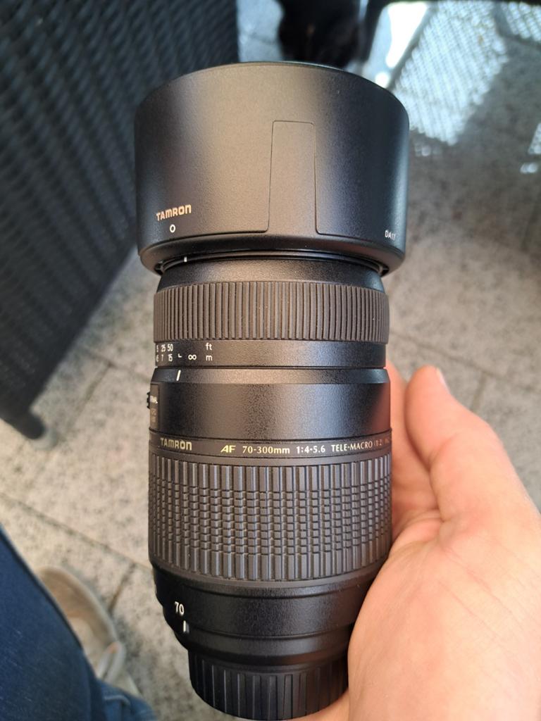 Tamron  AF 70-300mm f/4-5.6 Tele-Macro lens voor nikon, Ophalen, Gebruikt, Telelens, Zoom