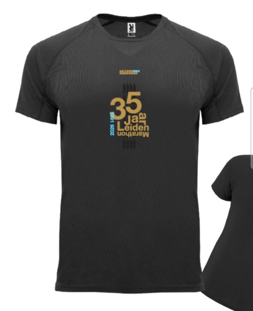 Gezocht Shirt men XL Leiden marathon, Ophalen of Verzenden, Nieuw, Maat 56/58 (XL), Zwart