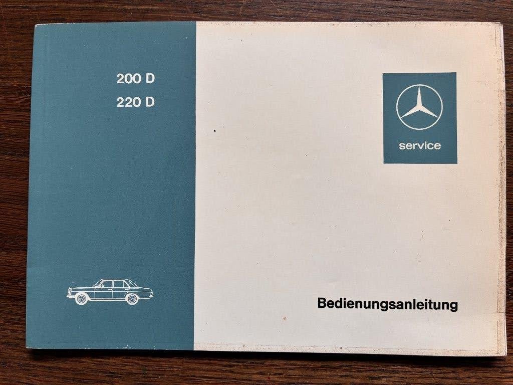 Instructieboekje Mercedes W115 200D/220D, Ophalen of Verzenden