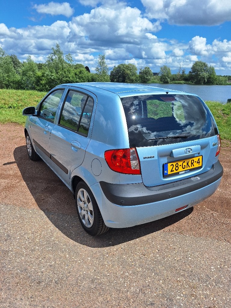 Hyundai Getz 1.4 5DRS 2008 Blauw, Auto's, Hyundai, Voorwielaandrijving, 40 €/maand, 4 cilinders, Blauw