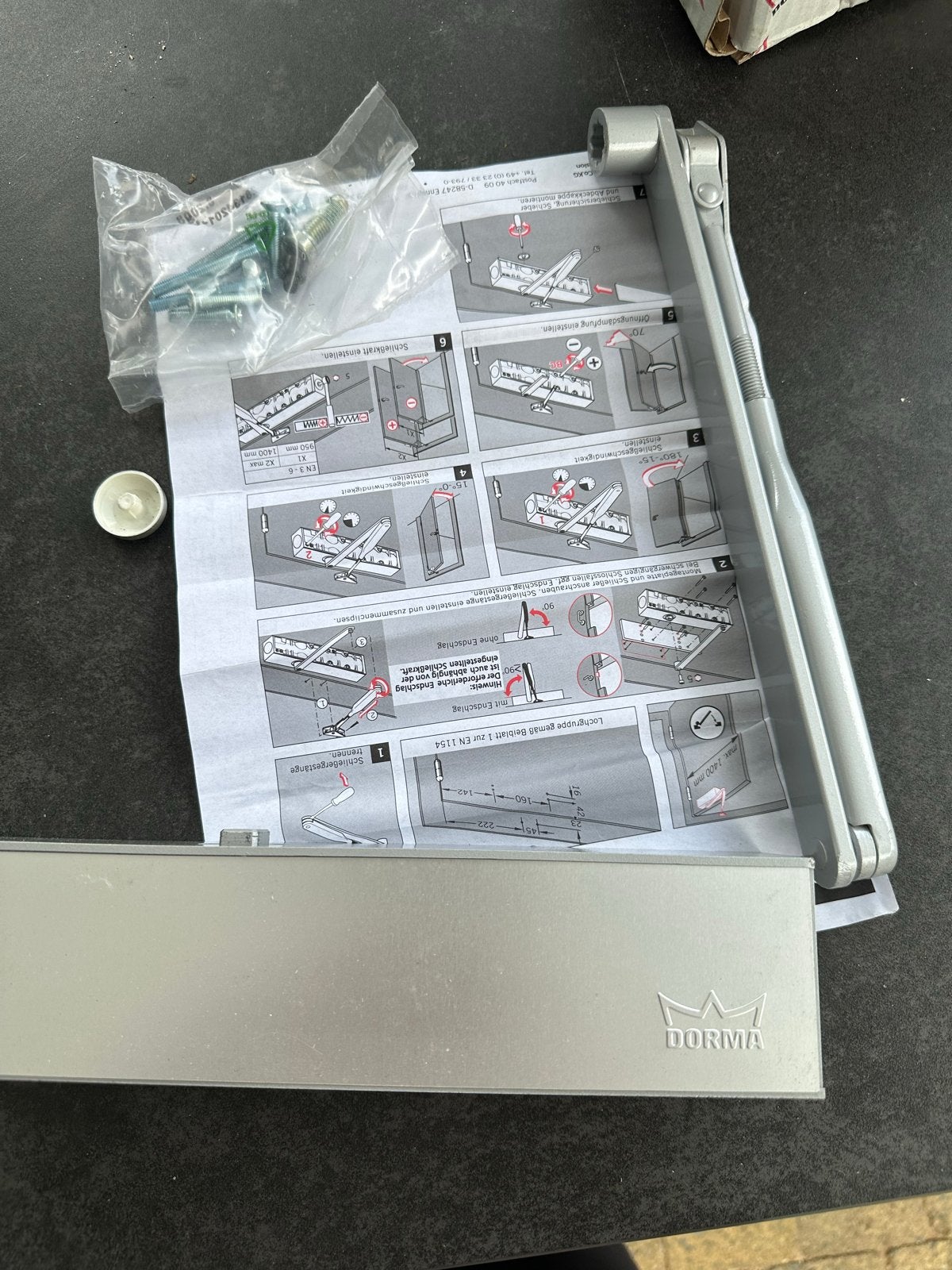 Dorma TS 83 EN 3-6 BCA Deurdranger - Nieuw in doos, Ophalen, Nieuw, Metaal, Overige typen