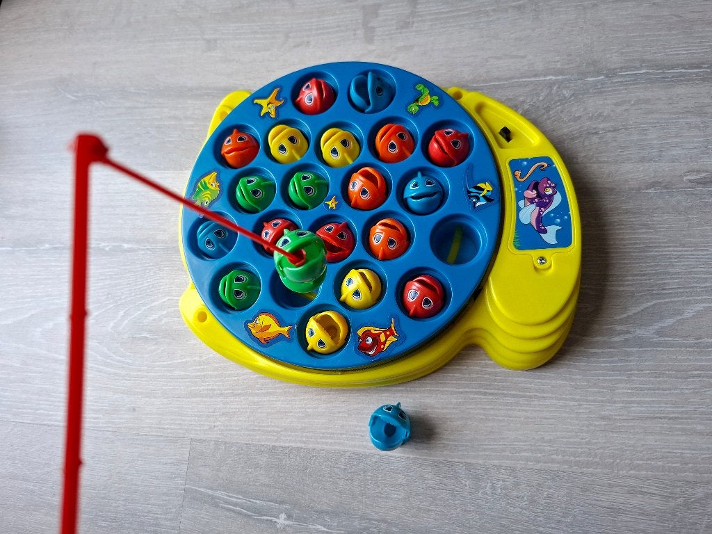 Hengelspel ‘Let’s go fishing’, Een of twee spelers, Ophalen of Verzenden, Gebruikt, Goliath