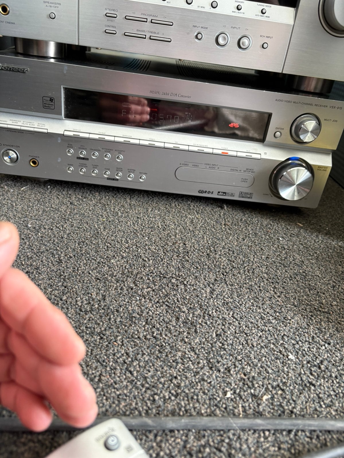 Pioneer Multi-Channel AV Receiver VSX-915+ Afstandsbediening, Ophalen of Verzenden, 120 watt of meer, Pioneer