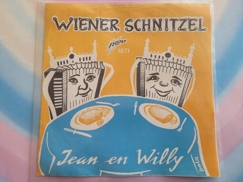 Jean en Willy - Wiener schnitzel., Ophalen, Gebruikt, Overige formaten, Levenslied of Smartlap