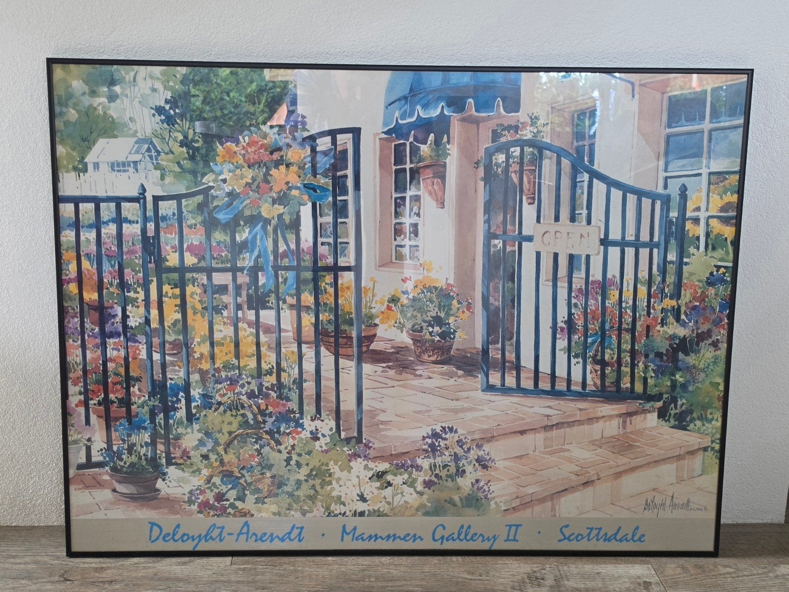 Mooie zwarte aluminium lijst met glas/poster 66 x 90 cm, Ophalen, 50 – 75, Zo goed als nieuw, 75 tot 100 cm