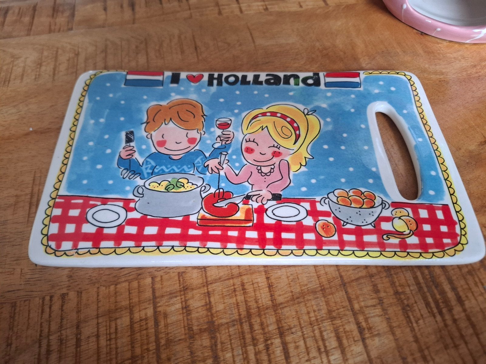 Blond Amsterdam Snijplank 'I Love Holland', Ophalen