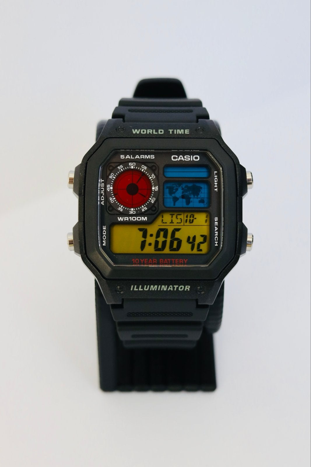 Casio AE-1200 Cyber Mod – Handmatig aangepast, Ophalen of Verzenden, Zo goed als nieuw
