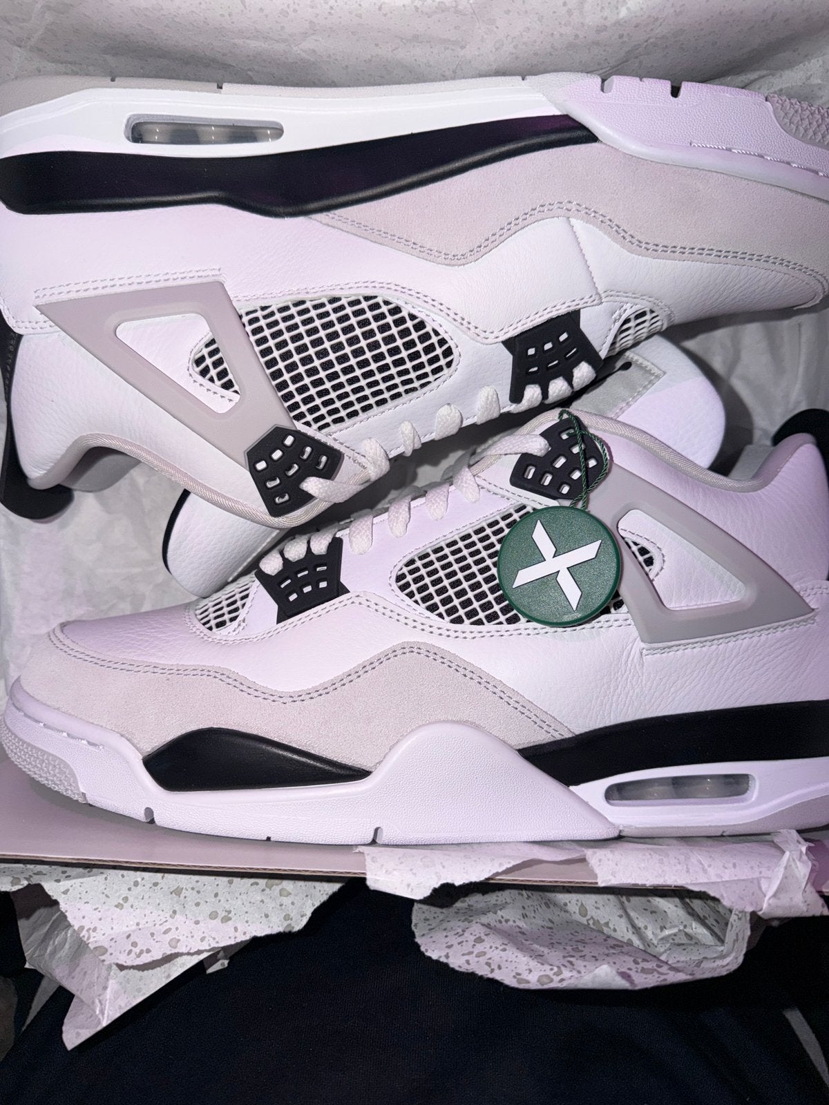 100% origineel gloednieuw Jordan 4 Military Black Maat 47,5, Ophalen of Verzenden, Zo goed als nieuw, Wit