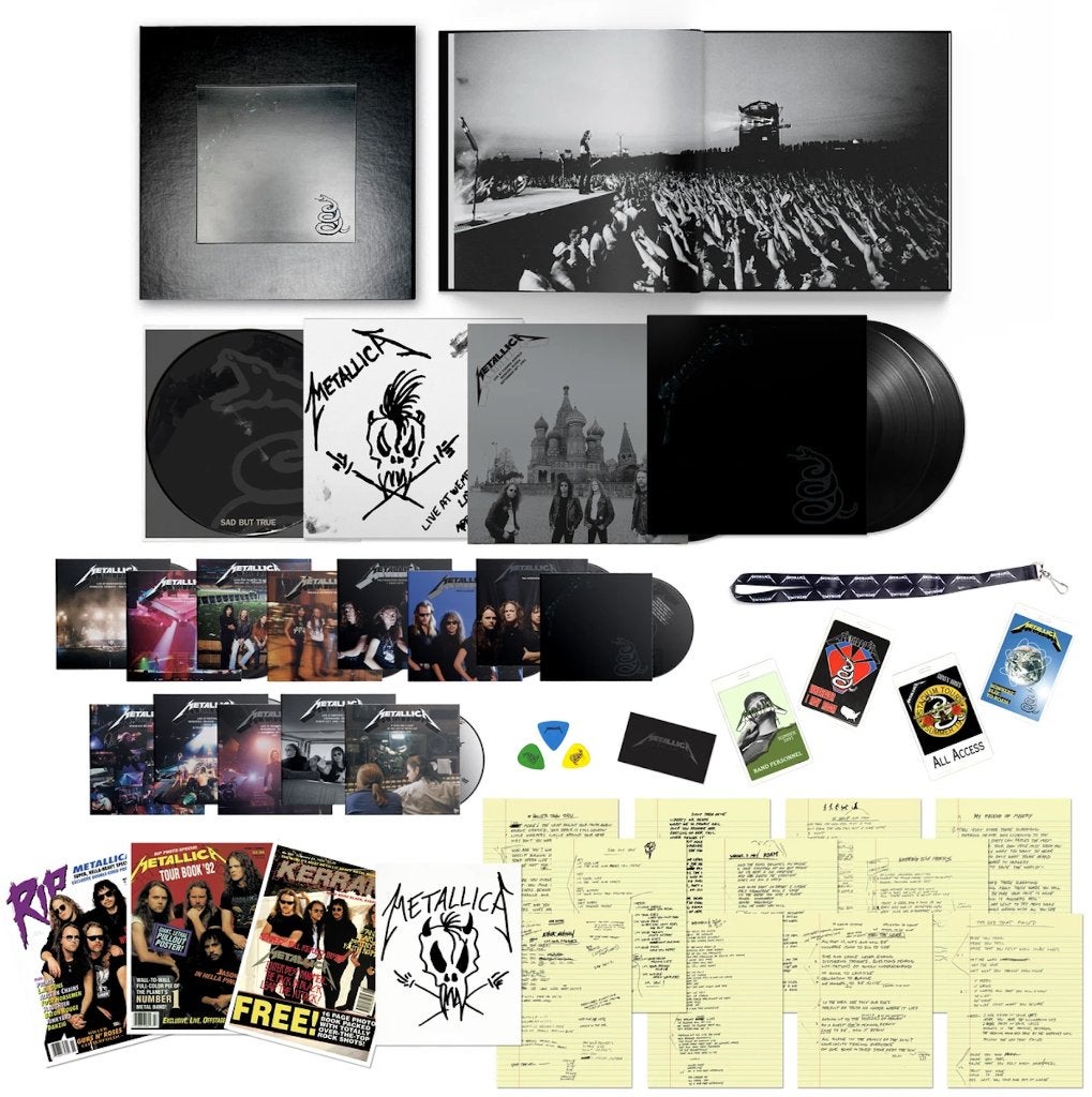 14Cd + 6Dvd + Vinyl 6LP Metallica Black Album Box Set NIEUW, Ophalen of Verzenden, Nieuw in verpakking, Boxset, Bonusmateriaal