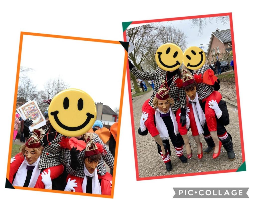 Loopgroep duo pakken dames, Ophalen, Zo goed als nieuw, Carnaval