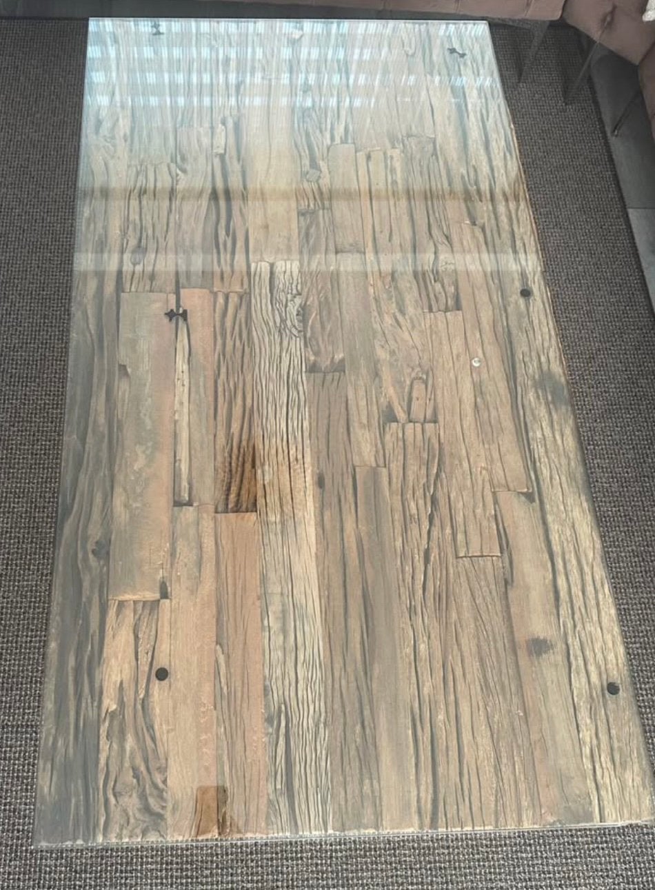 Salontafel eettafel 6 stuks stoel, Ophalen, Zo goed als nieuw, Composiet
