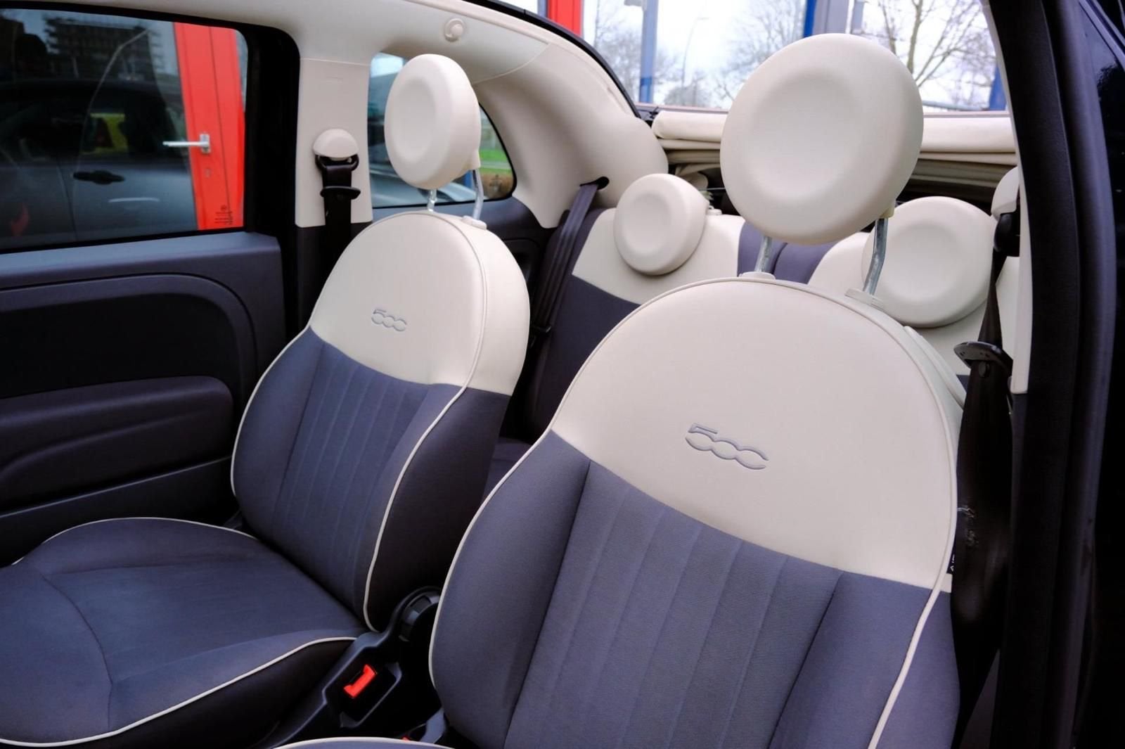 Fiat 500 0.9 Twinair 2011 Blauw VRAAGPRIJS: 6000, Ophalen of Verzenden, Zo goed als nieuw