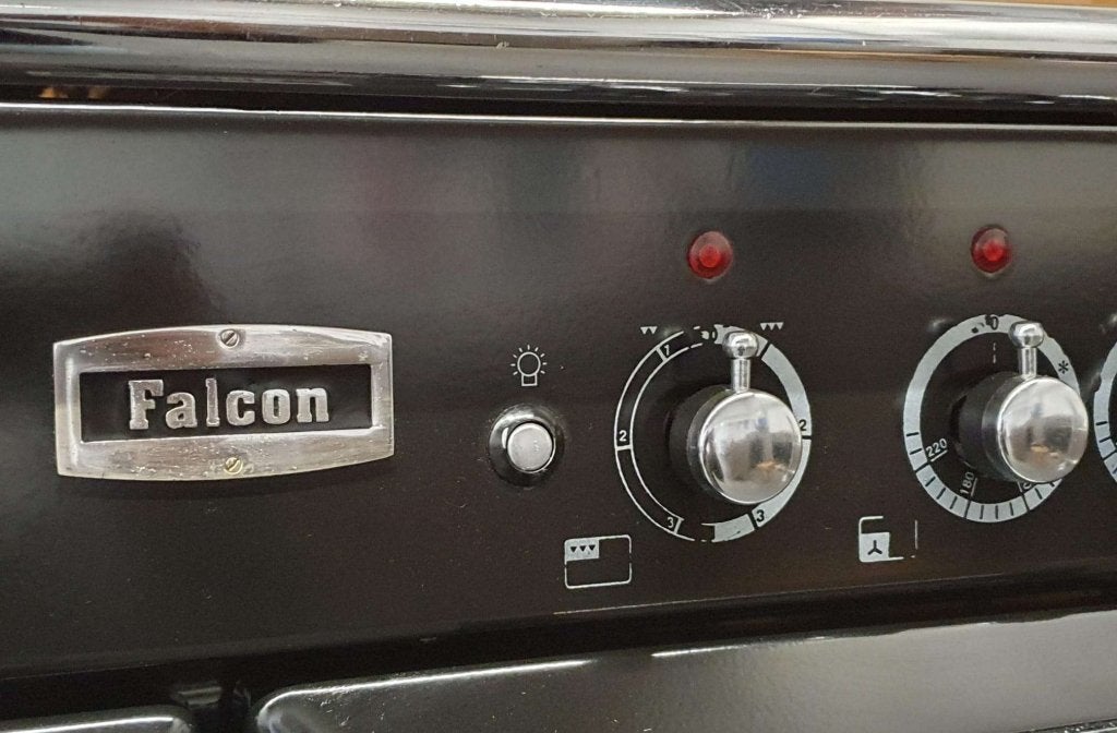 🔥Falcon classic Fornuis 90cm zwart + rvs 3 ovens 5 pits, Witgoed en Apparatuur, Fornuizen, Niet ingevuld, 60 cm of meer, Niet ingevuld